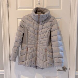 Bernardo Silver Quilted Jacket